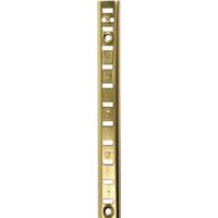 brass adjustable standard shelf, 72in.
