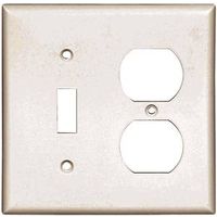 6326565 - 2G WHT STD TGL/DUPL PLATE