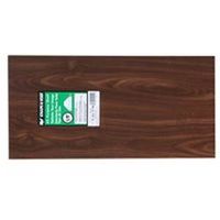 12in. x 24in. walnut prefinished shelf