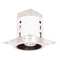 mini recessed can with black baffle, 5in.