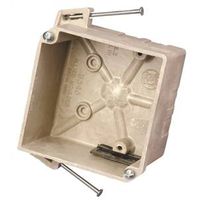 square fiberglass outlet box 