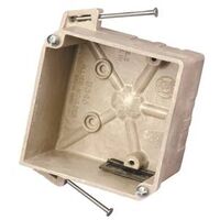 square fiberglass outlet box 