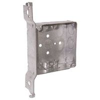 4in. square box with clamps   