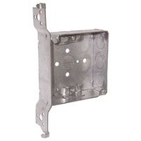 4" Square Box with Clamps   
