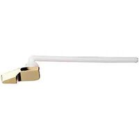 Toilet Flush Lever For Mansfield, Polished Brass