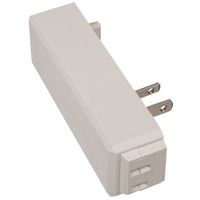 plug-in touch dimmer white, 200 watts