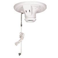 recessed lamp holder, white