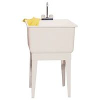 Pro Poly Single Laundry Tub, 22 1/2" x 23"