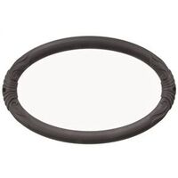 Plastic Oval Address Plate, 15 1/4in. Black