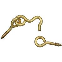 brass hook & eyes