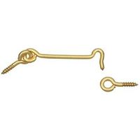 6362792 - 3IN SOLID BRASS HOOK/EYE