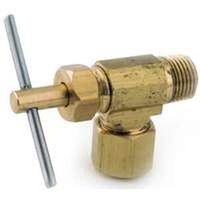 comp mip angle needle valve, 1/4in. x 1/8in.
