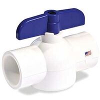 slip pvc ball valves, 3/4in.   