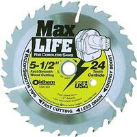 carbide circle blade, 5 1/2in. x 24 tooth
