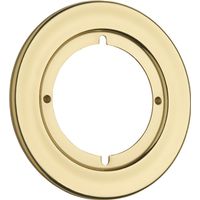 6380315 - 3-3/8 ROUND ROSETTE BRT BRASS