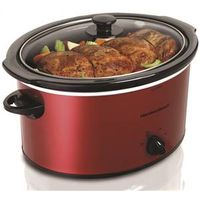 6383830 - SLOW COOKER W BONUS 1QT RED