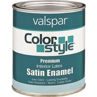 Interior Latex Paint, 1 Qt Satin Pastel Base