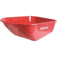 steel wheelbarrow tray, 6 cu
