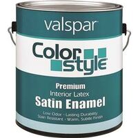 Interior Latex Paint, 1 Gal Satin White