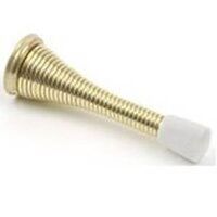 Spring Door Stop, Brass