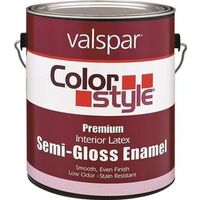 Interior Latex Paint, 1 Gal Semi-Gloss White