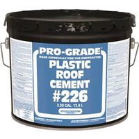 pro-grade plastic roof cement, 3 1/2 gal
