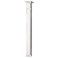 aluminum square post set, 8in. x 10