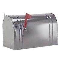 rural mailbox, silver