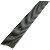 6403976 - 2X36 FLUTED PEWTER CARPET TRIM