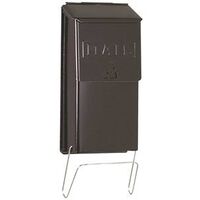 Satin Black Mailboxes     