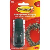 3m command utility hook, green