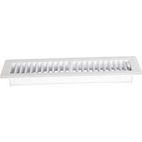 Floor Register, White 12" x 1/4"