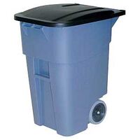 Big Wheel Refuse Container, 50 Gal
