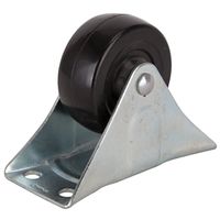 2-1/2 rubber plate caster