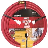 hot water rubber hose, 5/8in. x 50 