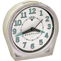 Keno Keywound Alarm Clock, Almond