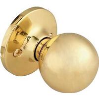 Ball Dummy Knob, Polished Brass