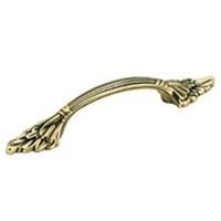Burn Brass Natural Elegance Leaf Pulls
