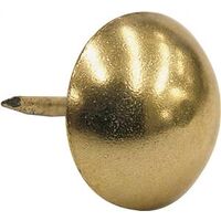 Upholstery Nails, Brass 25 Pk