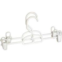 skirt & slack hanger with clips  