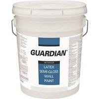 Interior Latex Semi-Gloss Paint, 5 Gal Clear Base