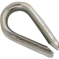 6438766 - 3/8IN ZINC PLTD CABLE THIMBLE