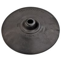 rubber back pad, 7in.