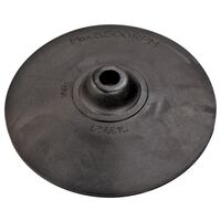 rubber back pad, 7in.