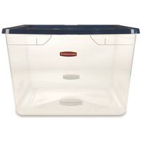 jumbo storage box, 18 gal clear