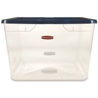 Jumbo Storage Box, 18 Gal Clear