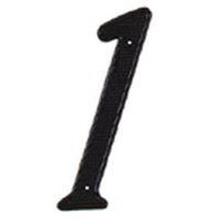 4in. house number black #1