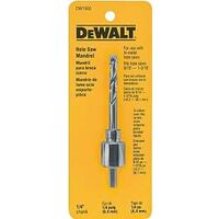 Shank Hole Saw Mandrel, 1/4"