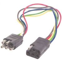 6 way square with 12in. wires