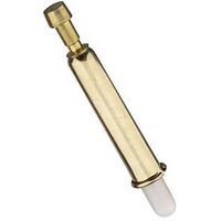 window spring bolt, 3 1/4in. brass